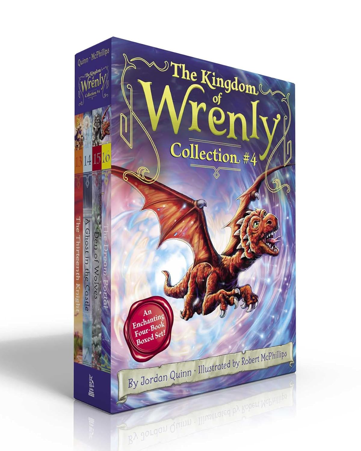 The Kingdom of Wrenly Collection #4 (Boxed Set): The Thirteenth Knight; A Ghost in the Castle; Den of Wolves; The Dream Portal Paperback – April 25, 2023 9781665927307