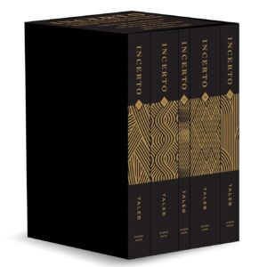 Incerto (Deluxe Edition): Fooled by Randomness, The Black Swan, The Bed of Procrustes, Antifragile, Skin in the Game Hardcover – July 30, 2019 9781984819819