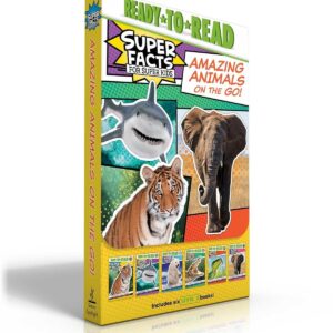 Amazing Animals on the Go! (Boxed Set): Tigers Can’t Purr!; Sharks Can’t Smile!; Polar Bear Fur Isn’t White!; Alligators and Crocodiles Can’t Chew!; … Don’t Like Ants! (Super Facts for Super Kids) Paperback – January 25, 2022 9781534497023