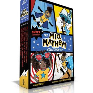 The Mia Mayhem Collection #2 (Boxed Set): Mia Mayhem Stops Time!; Mia Mayhem vs. the Mighty Robot; Mia Mayhem Gets X-Ray Specs; Mia Mayhem Steals the Show! Paperback – Illustrated, September 15, 2020 9781534465367