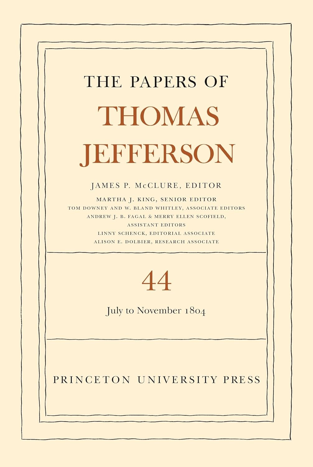 The Papers of Thomas Jefferson