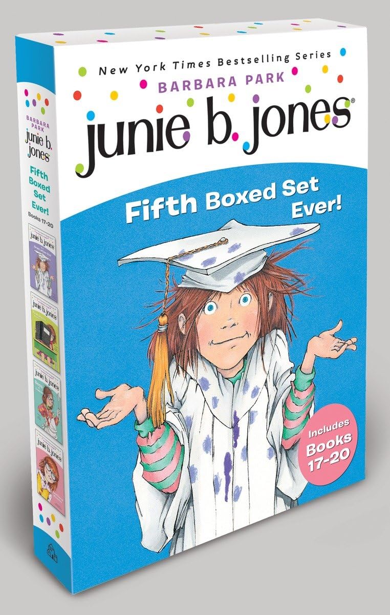Junie B. Jones's Fifth Boxed Set Ever! (Books 17-20) Paperback – Box set, May 13, 2008 9780375855702