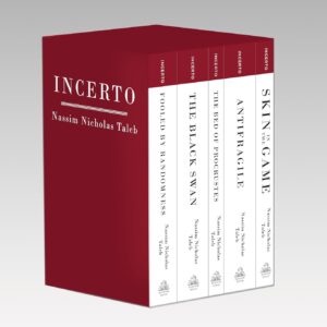 Incerto: Fooled by Randomness, The Black Swan, The Bed of Procrustes, Antifragile, Skin in the Game Paperback – May 4, 2021 9780593243657