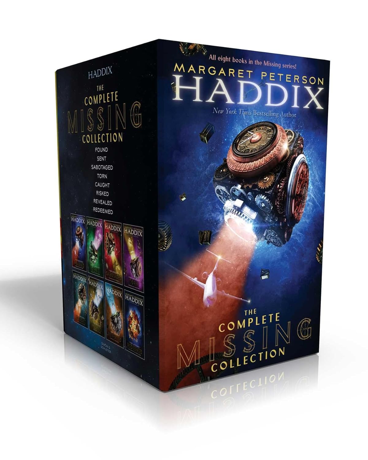 The Complete Missing Collection (Boxed Set): Found; Sent; Sabotaged; Torn; Caught; Risked; Revealed; Redeemed (The Missing) Paperback – September 13, 2016 9781481471381