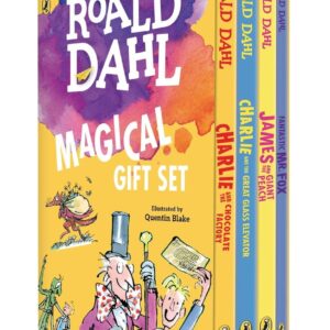 Roald Dahl Magical Gift Boxed Set (4 Books): Charlie and the Chocolate Factory, James and the Giant Peach, Fantastic Mr. Fox, Charlie and the Great Glass Elevator Paperback – October 28, 2010 9780142414972