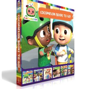 CoComelon Books to Go! (Boxed Set): Ready for School!; Let’s Meet the Doctor!; What Makes Me Happy; I Like My Name; Playdate with Cody; I’m a Firefighter! Paperback – February 14, 2023 9781665927451