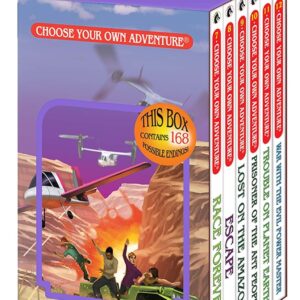 Choose Your Own Adventure 6-Book Boxed Set #2 (Race Forever, Escape, Lost on the Amazon, Prisoner of the Ant People, Trouble on Planet Earth, War with the Evil Power Master) Paperback – September 29, 2011 9781933390925