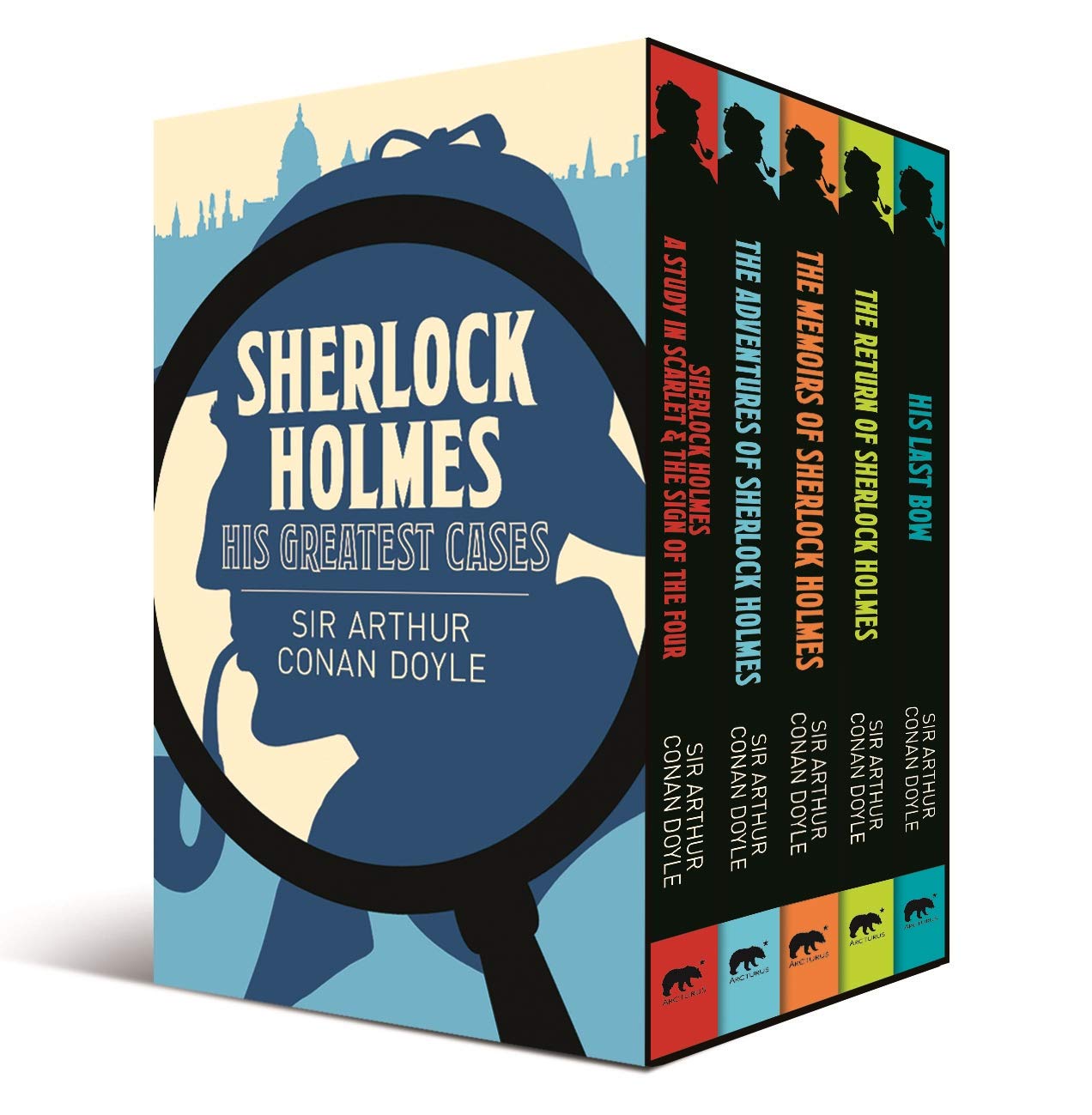 Sherlock Holmes: His Greatest Cases: 5-Book Paperback Boxed Set (Arcturus Classic Collections, 8) Paperback – March 1, 2021 9781398805088
