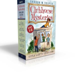 Clubhouse Mysteries Super Sleuth Collection (Boxed Set): The Buried Bones Mystery; Lost in the Tunnel of Time; Shadows of Caesar’s Creek; The Space … Animal Show; Stars and Sparks on Stage Paperback – November 15, 2016 9781481496957