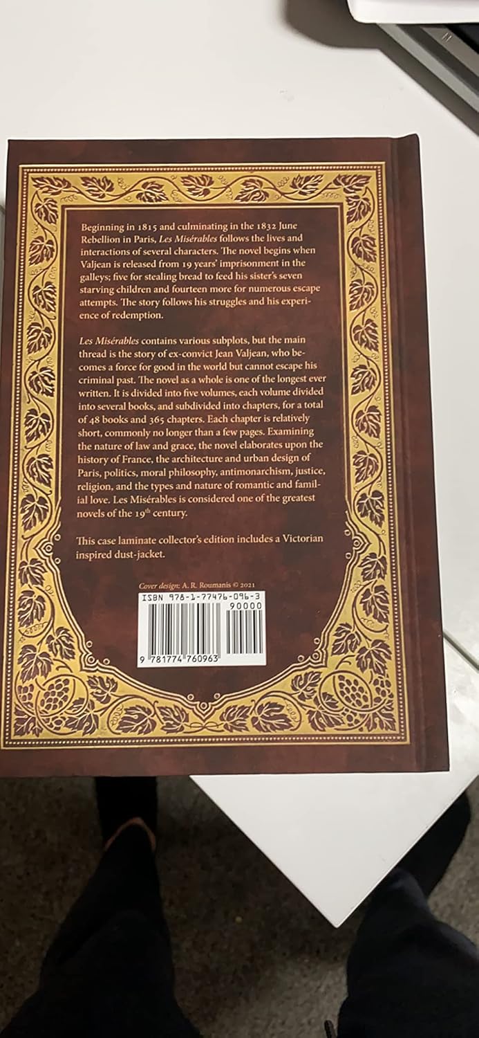 Les Misérables (Royal Collector's Edition) (Annotated) (Case Laminate Hardcover with Jacket) Hardcover – January 10, 2021 9781774760963 - Image 3
