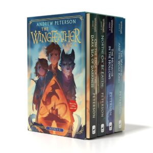 Wingfeather Saga Boxed Set: On the Edge of the Dark Sea of Darkness; North! Or Be Eaten; The Monster in the Hollows; The Warden and the Wolf King (The Wingfeather Saga) Hardcover – November 23, 2021 9780593235690