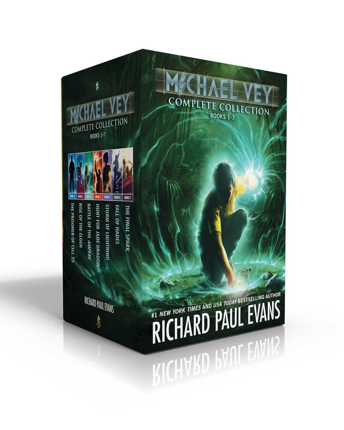 Michael Vey Complete Collection Books 1-7 (Boxed Set): Michael Vey; Michael Vey 2; Michael Vey 3; Michael Vey 4; Michael Vey 5; Michael Vey 6; Michael Vey 7 Paperback – May 22, 2018 9781534416208