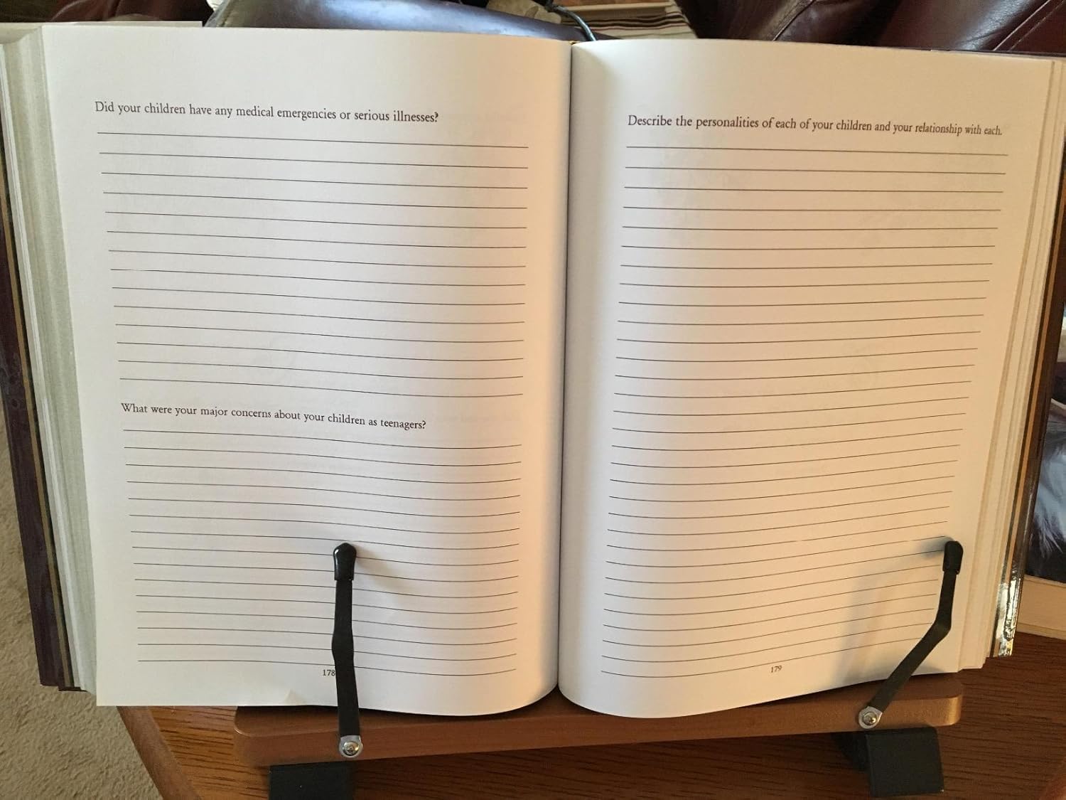 The Story of a Lifetime: A Keepsake of Personal Memoirs Leather Bound – January 1, 2010 9780970062628 - Image 4
