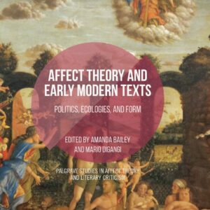 Affect Theory and Early Modern Texts: Politics