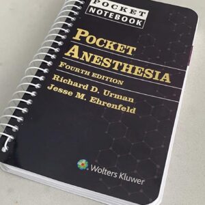 LWW – Pocket Anesthesia (Pocket Notebook) Fourth Edition 9781975136796