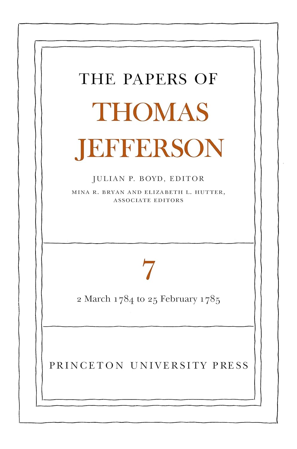The Papers of Thomas Jefferson