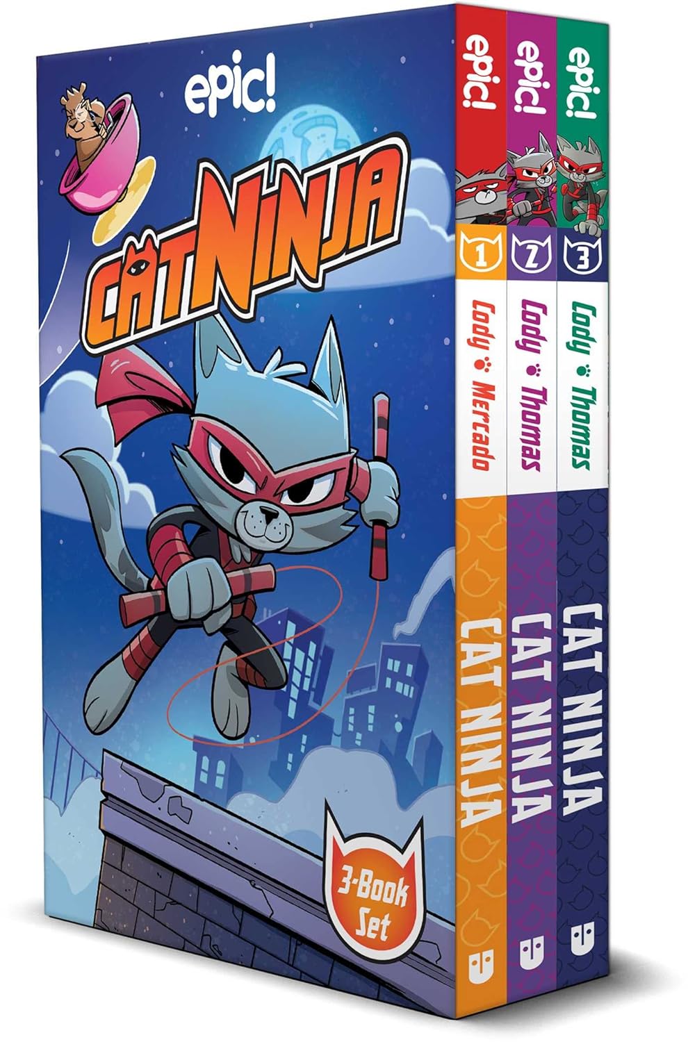 Cat Ninja Box Set: Books 1-3 Paperback – November 22, 2022 9781524876845