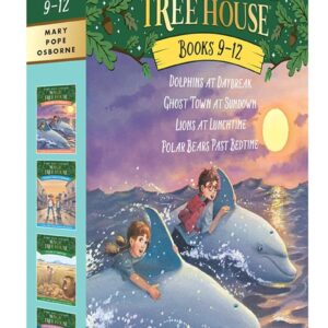 Magic Tree House Boxed Set, Books 9-12: Dolphins at Daybreak, Ghost Town at Sundown, Lions at Lunchtime, and Polar Bears Past Bedtime Paperback – May 27, 2003 9780375825538
