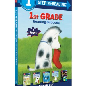 1st Grade Reading Success Boxed Set: Best Friends, Duck & Cat’s Rainy Day, Big Shark, Little Shark, Drop It, Rocket! The Amazing Planet Earth (Step into Reading) Paperback – Picture Book, December 1, 2020 9780593425480