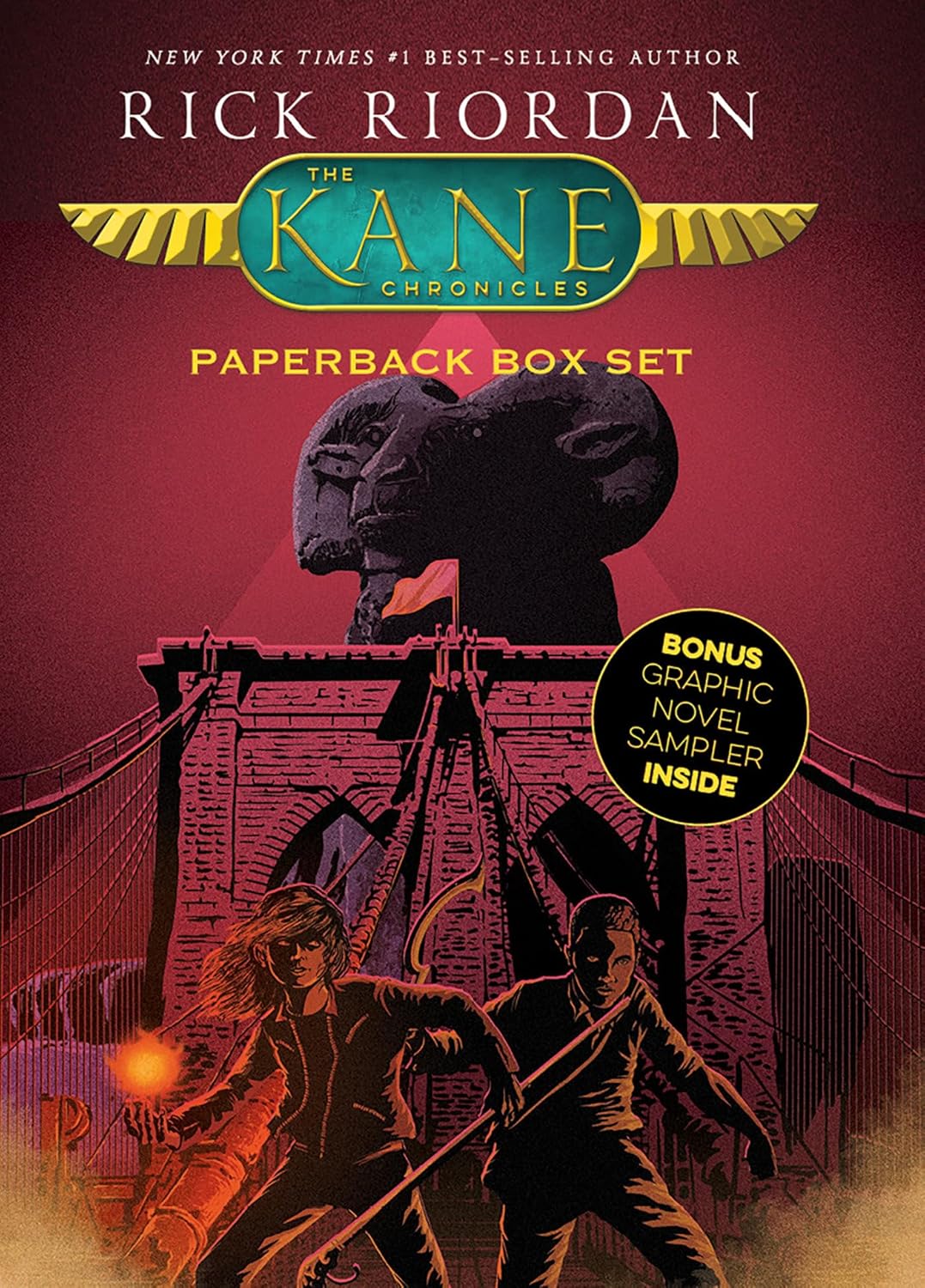 Kane Chronicles, The Paperback Box Set-The Kane Chronicles Box Set with Graphic Novel Sampler Paperback – Box set, October 2, 2018 9781368013611
