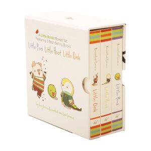 A Little Books Boxed Set Featuring Little Pea Little Hoot Little Oink: (Baby Board Books, Nursery Rhymes, Children’s Book Sets, Nursery Books) Board book – Picture Book, September 23, 2009 9780811870542