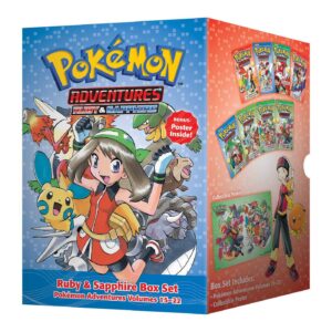 Pokémon Adventures Ruby & Sapphire Box Set: Includes Volumes 15-22 (Pokémon Manga Box Sets) Paperback – September 2, 2014 9781421577760