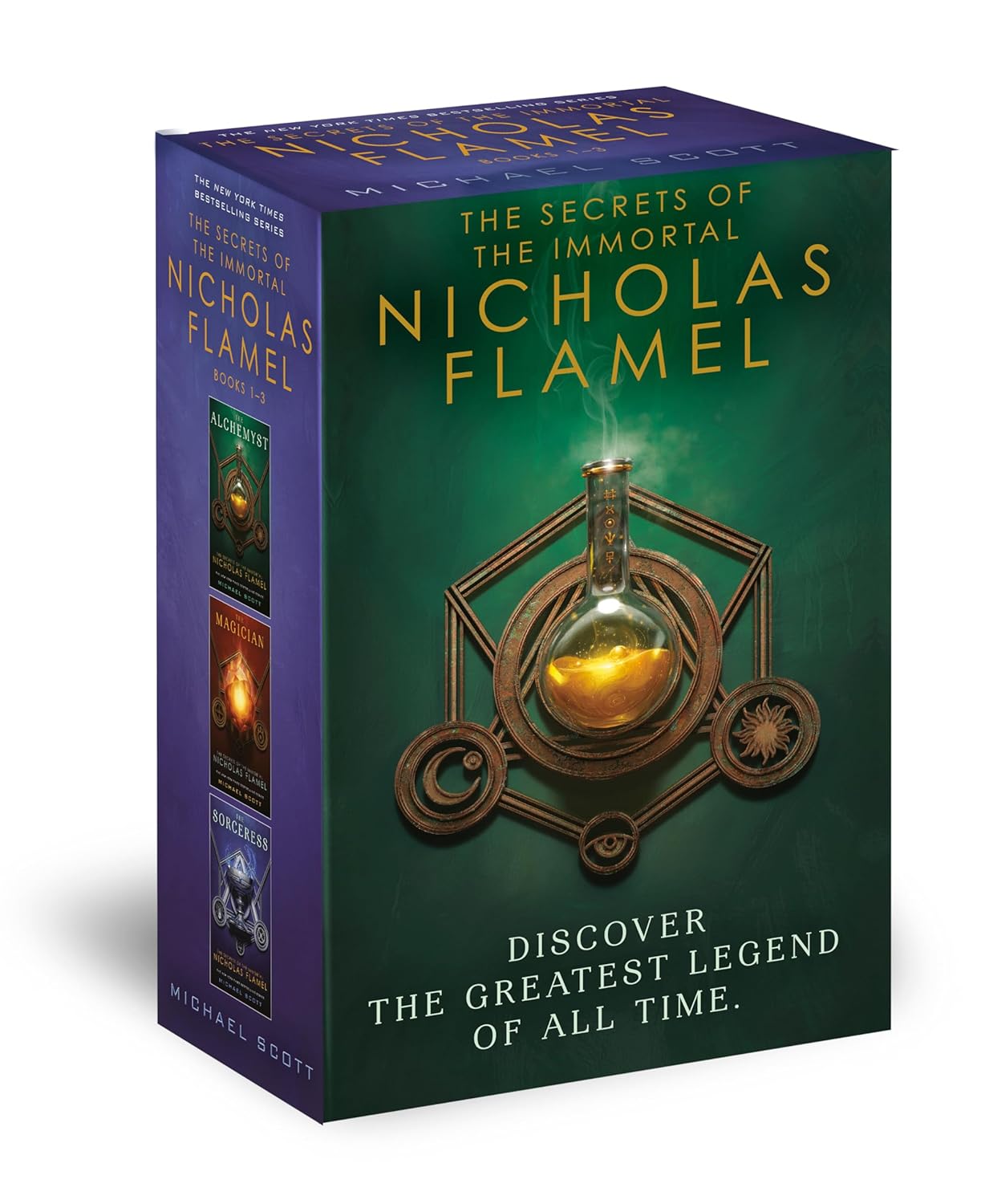 The Secrets of the Immortal Nicholas Flamel Boxed Set (3-Book) Paperback – Box set, September 28, 2010 9780375873119