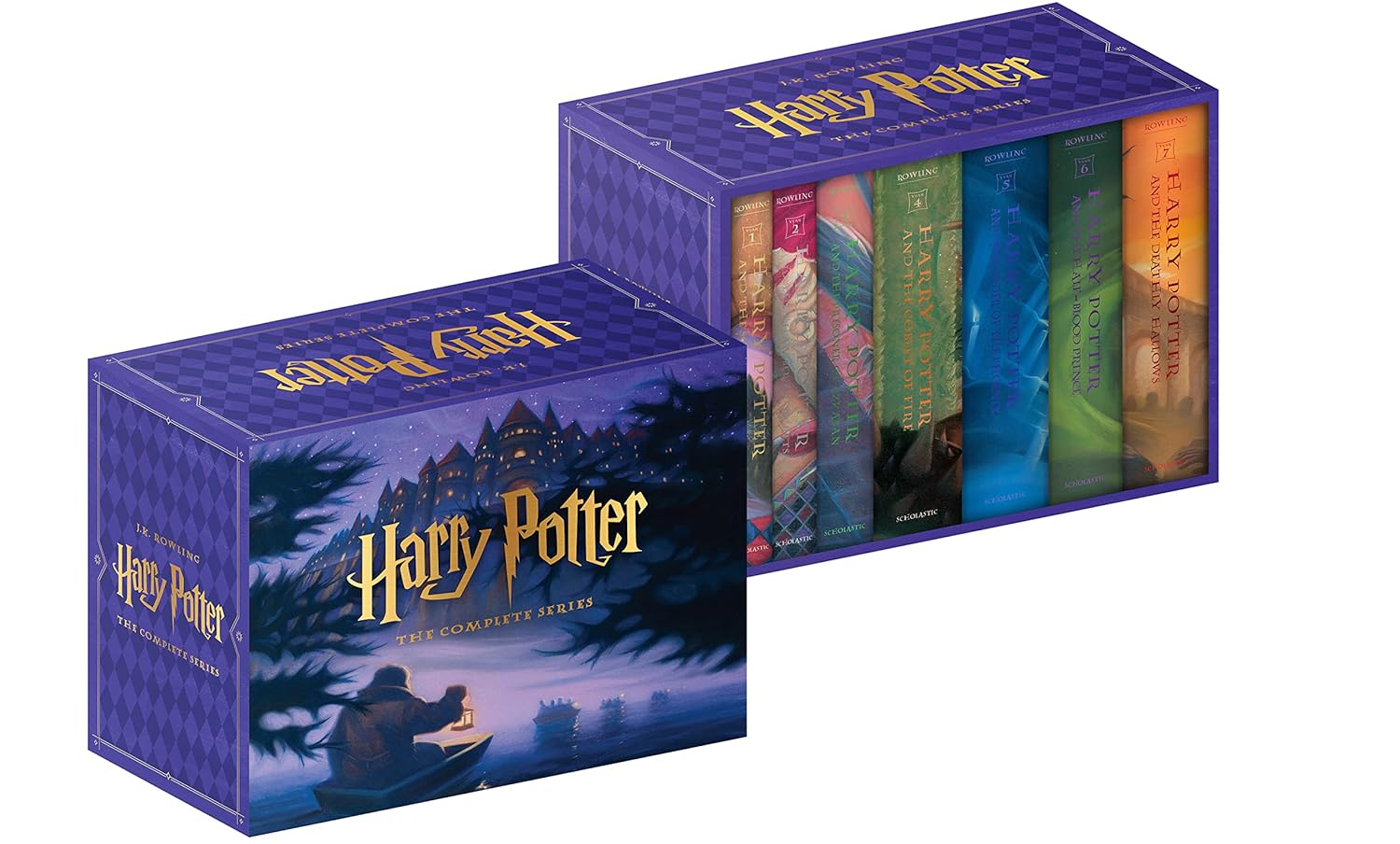 Harry Potter Hardcover Boxed Set: Books 1-7 (Slipcase) Hardcover 9781338864298 – February 7