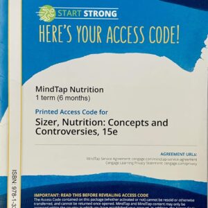 MindTap for Sizer /Whitney's Nutrition: Concepts and Controversies