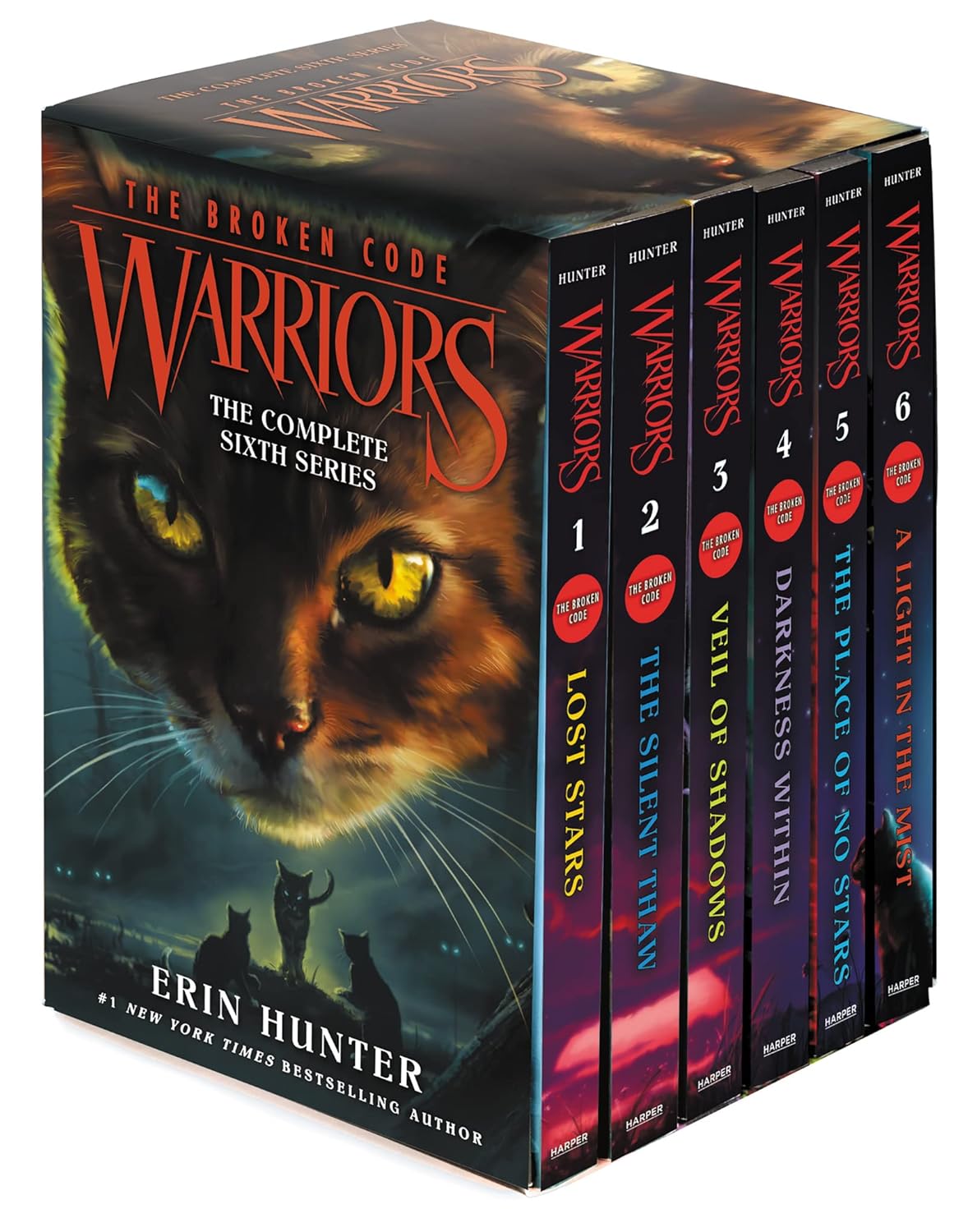 Warriors: The Broken Code Box Set: Volumes 1 to 6 Paperback – December 6, 2022 9780062945822