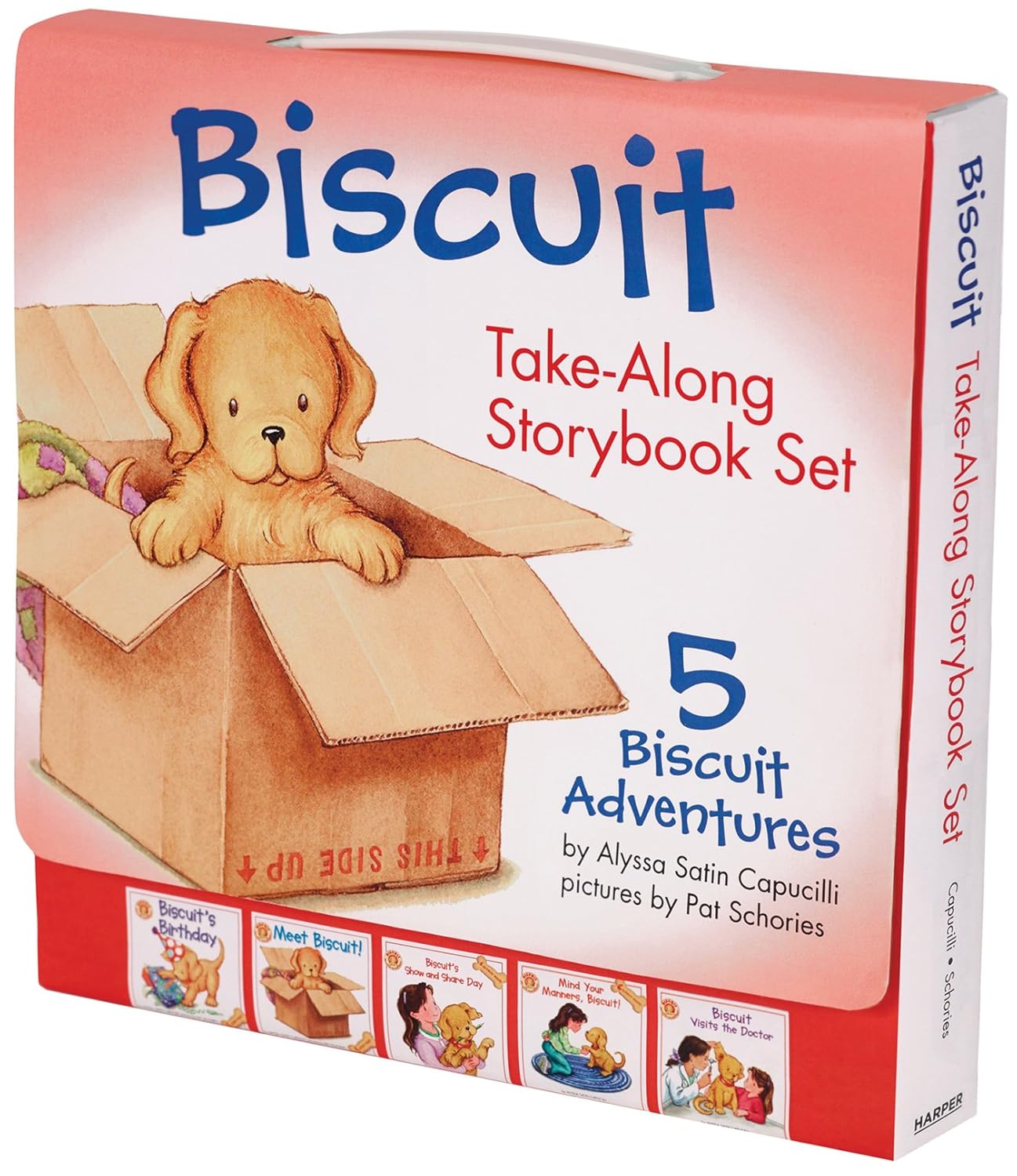 Biscuit Take-Along Storybook Set: 5 Biscuit Adventures Paperback – Picture Book, June 20, 2017 9780061625169