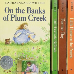 Little House 4-Book Box Set: Little House in the Big Woods, Farmer Boy, Little House on the Prairie, On the Banks of Plum Creek Paperback – Illustrated, October 25, 2016 9780062570420