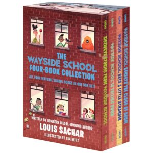 The Wayside School 4-Book Box Set: Sideways Stories from Wayside School, Wayside School Is Falling Down, Wayside School Gets a Little Stranger, Wayside School Beneath the Cloud of Doom Paperback – June 1, 2021 9780063092099