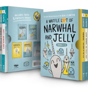 A Waffle Lot of Narwhal and Jelly (Hardcover Books 1-5) (A Narwhal and Jelly Book) Hardcover – October 19, 2021 9780735271364