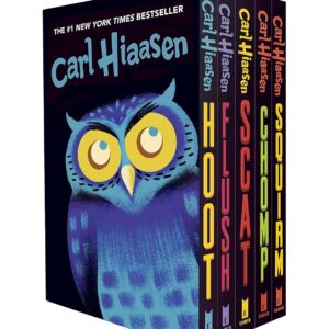 Hiaasen 5-Book Trade Paperback Box Set: Hoot; Flush; Scat; Chomp; Squirm Paperback – August 18, 2020 9780593301524
