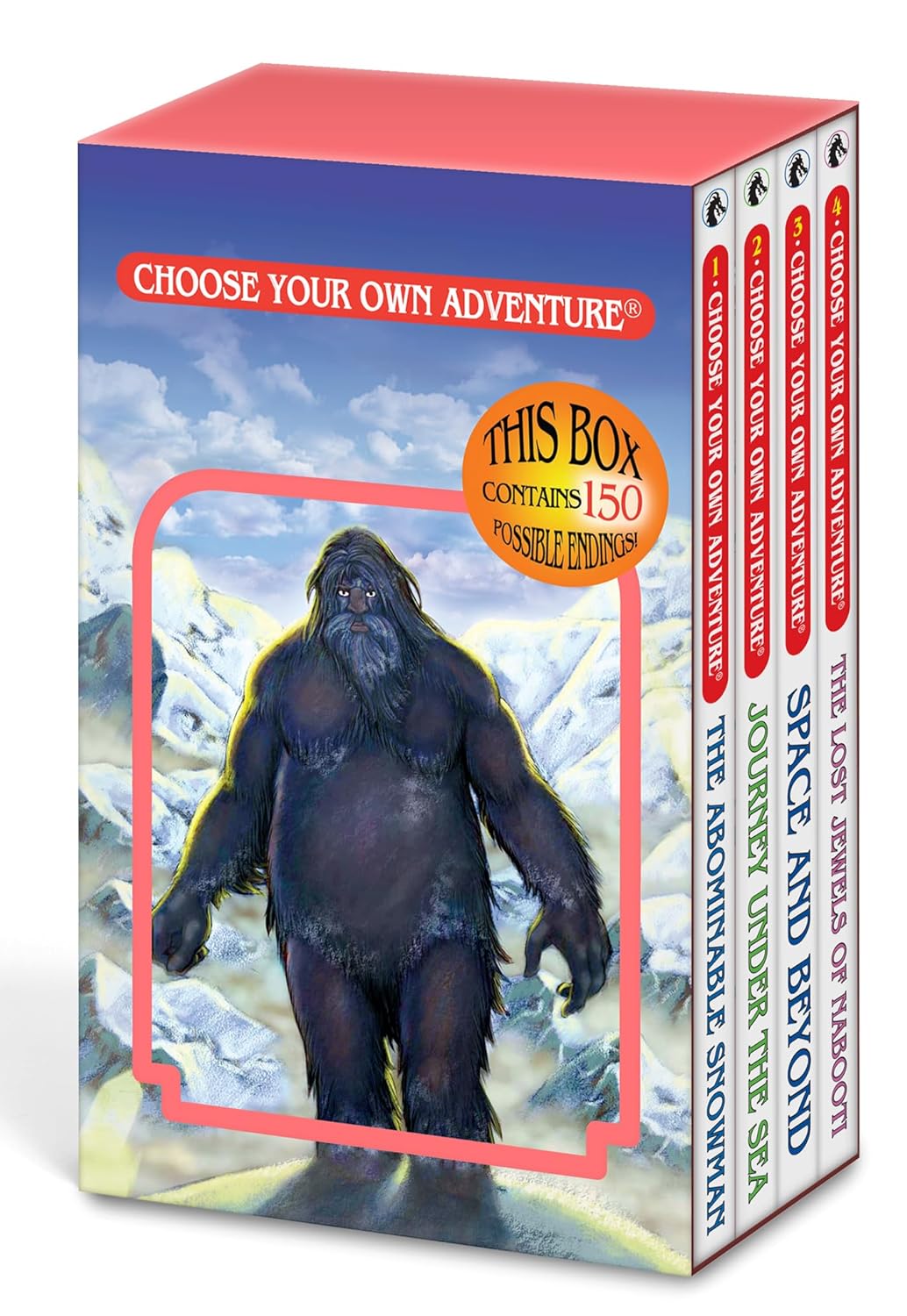 Choose Your Own Adventure 4-Book Boxed Set #1 (The Abominable Snowman, Journey Under The Sea, Space And Beyond, The Lost Jewels of Nabooti) Paperback – Box set, November 1, 2006 9781933390949
