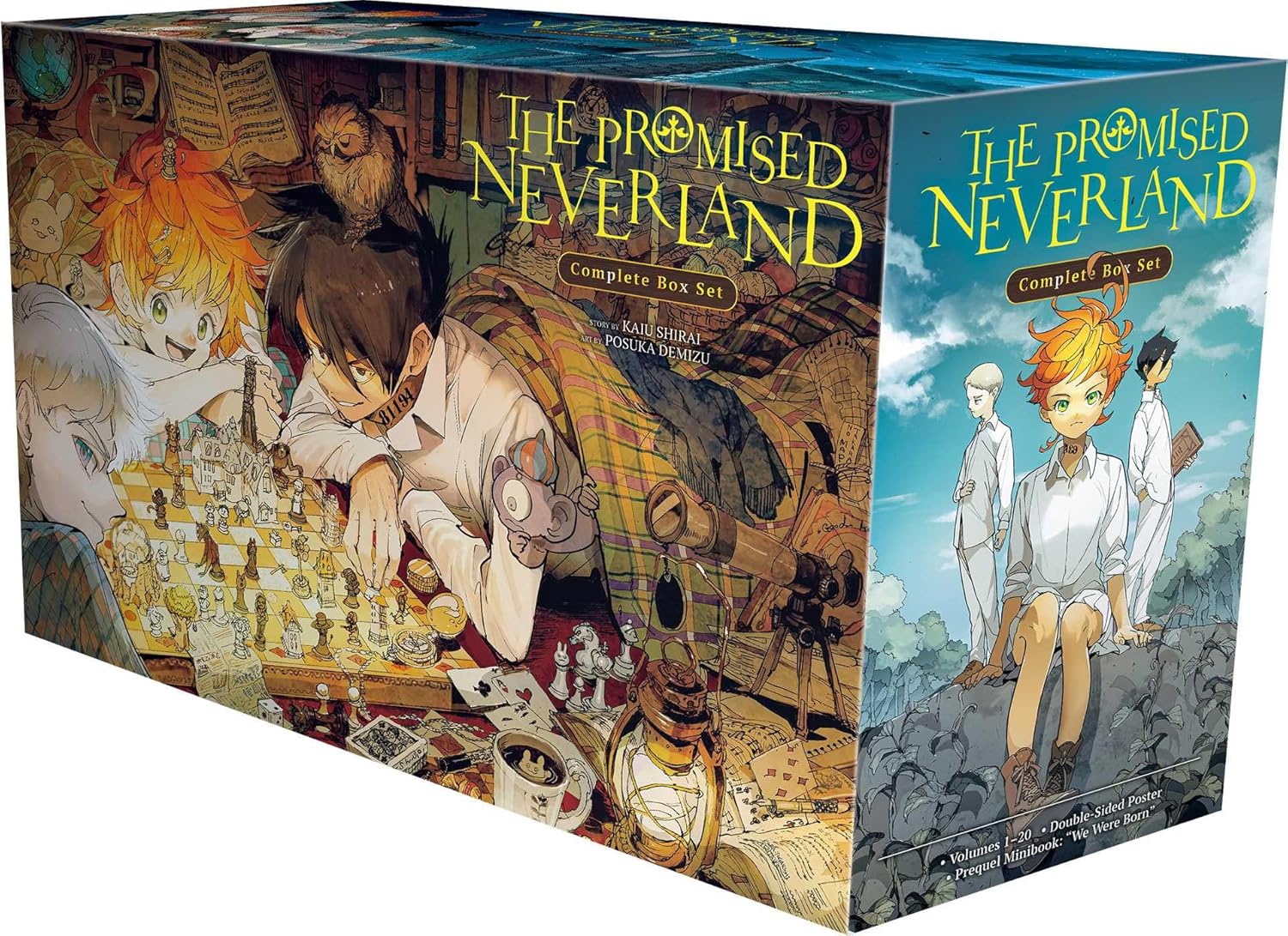 The Promised Neverland Complete Box Set: Includes volumes 1-20 with premium Paperback – October 24, 2023 9781974741410