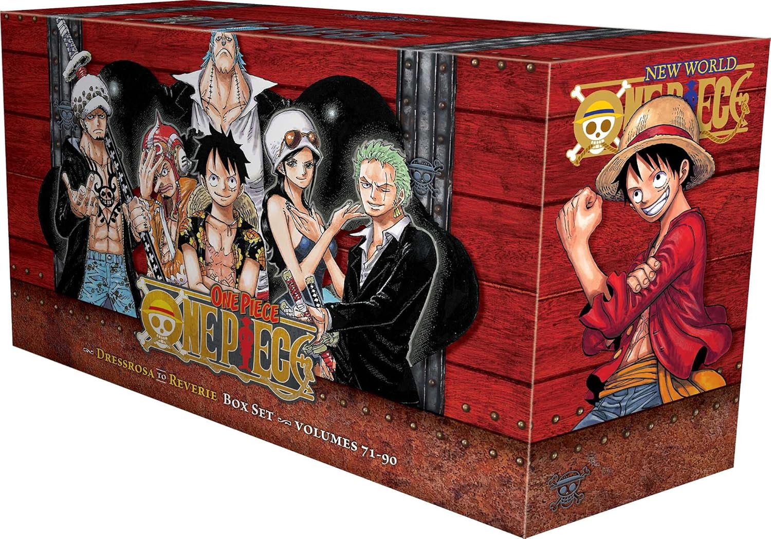 One Piece Box Set 4: Dressrosa to Reverie: Volumes 71-90 with Premium (4) (One Piece Box Sets) Paperback – January 25, 2022 9781974725960