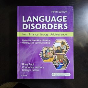 Language Disorders from Infancy through Adolescence: Listening