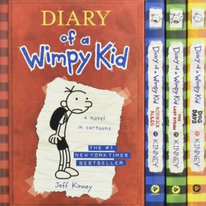 Diary of a Wimpy Kid Box of Books 1-4 Hardcover Gift Set: Diary of a Wimpy Kid, Rodrick Rules, The Last Straw, Dog Days (Diary of a Wimpy Kid Box Set) Hardcover – October 7, 2014 9781419716690