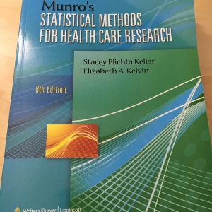 Munros Statistical Methods for Health Care Research