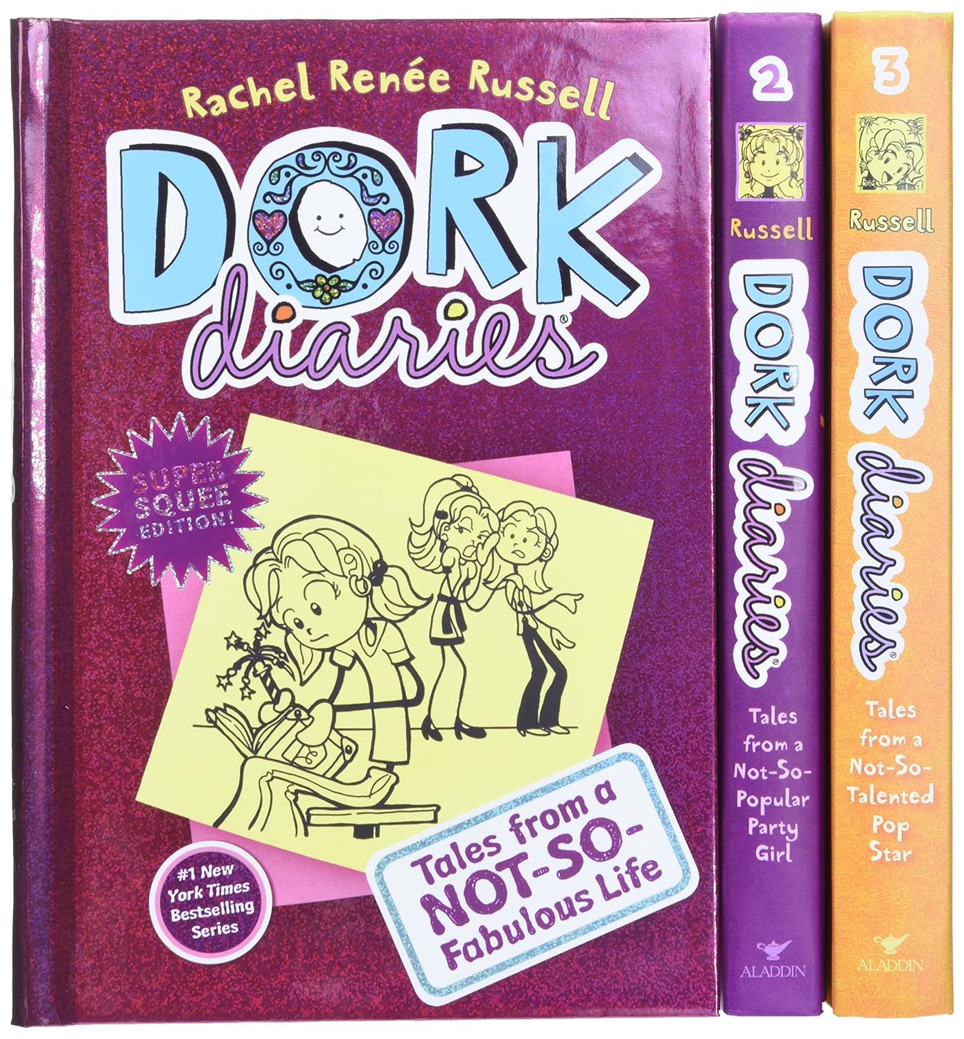 Dork Diaries Boxed Set (Books 1-3): Dork Diaries; Dork Diaries 2; Dork Diaries 3 Hardcover – Box set, October 4, 2011 9781442426627