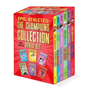 Epic Athletes: The Champions Collection Boxed Set: (Stephen Curry, Alex Morgan, Serena Williams, Tom Brady, LeBron James, Lionel Messi) Paperback – October 20, 2020 9781250780720