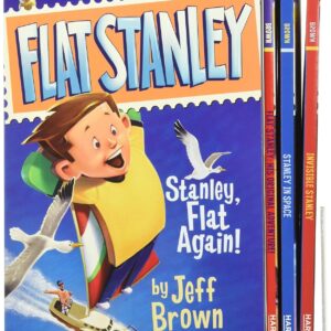 The Flat Stanley Collection Box Set: Flat Stanley, Invisible Stanley, Stanley in Space, and Stanley, Flat Again! Paperback – December 23, 2013 9780061802478