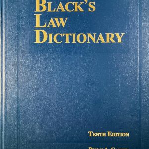 Black’s Law Dictionary 10th Edition 9780314613004