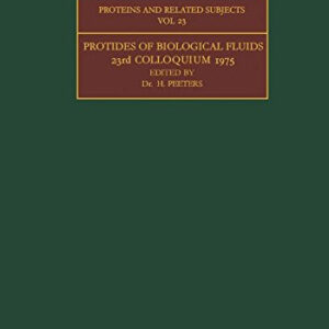 Protides of the Biological Fluids Volume 23