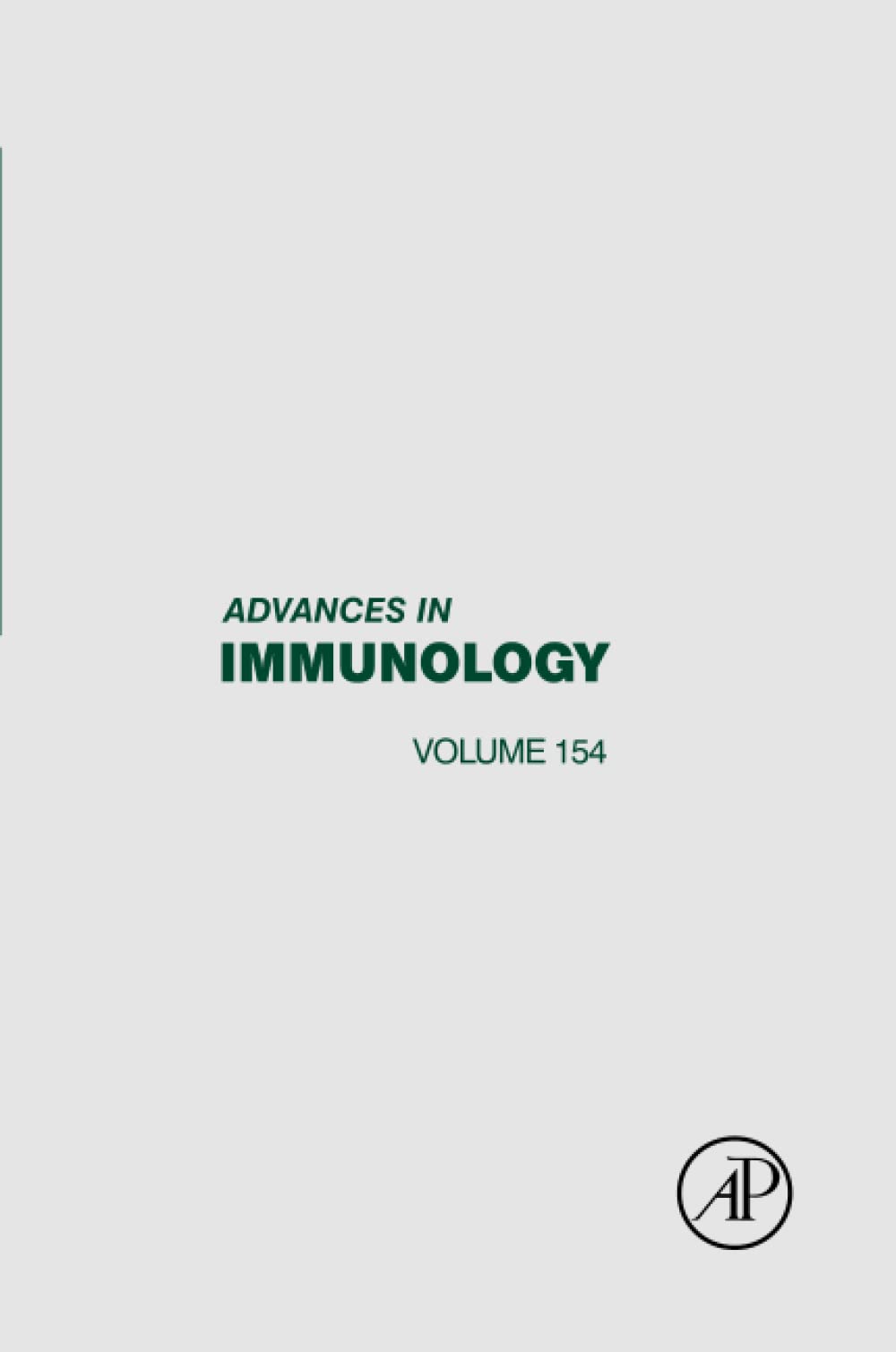 Advances in Immunology (Volume 154)