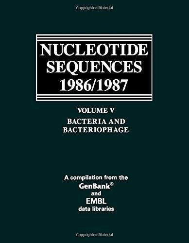 Nucleotide Sequences 1986/1987: Bacteria and Bacteriophage