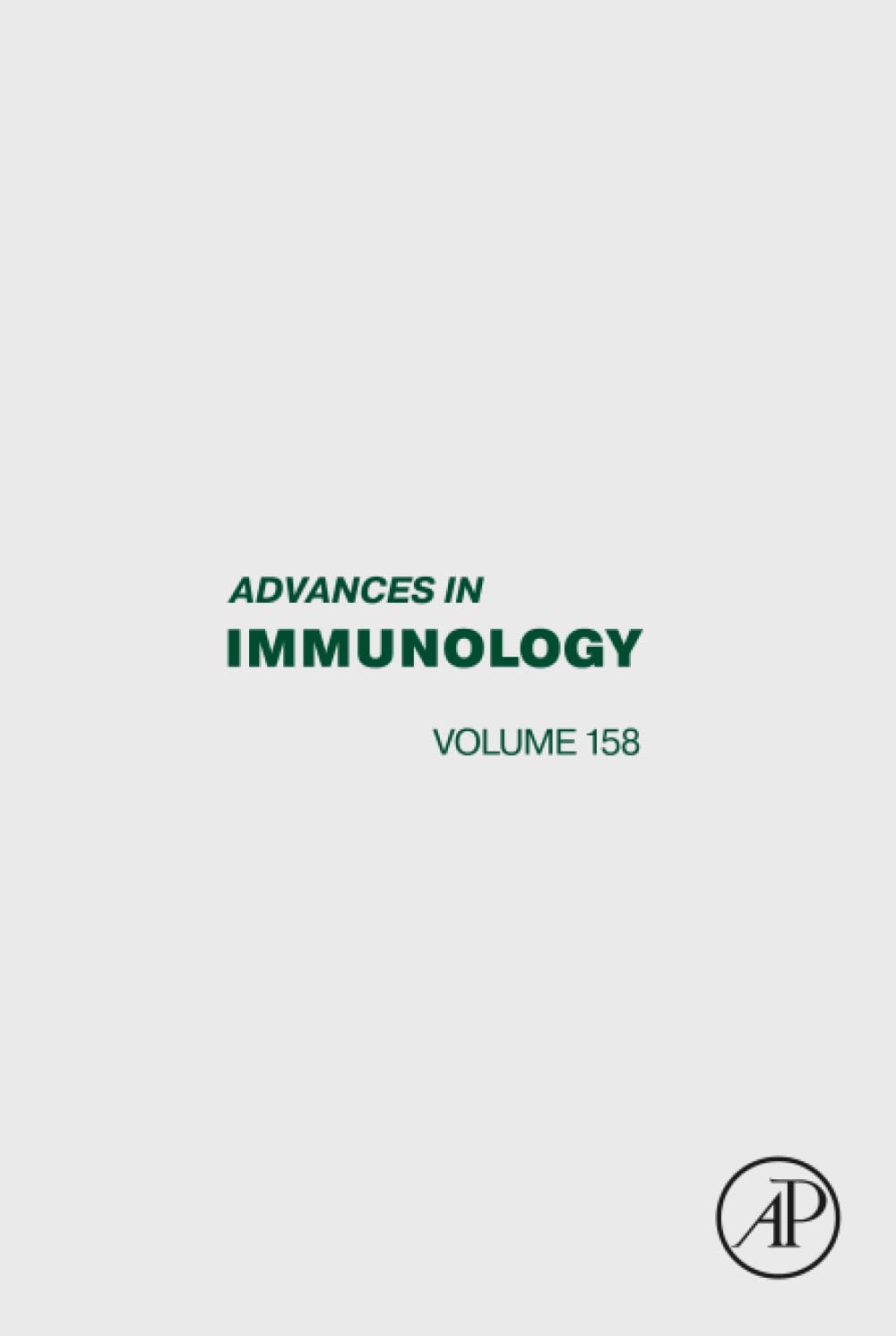 Advances in Immunology (Volume 158)