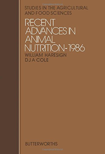 Recent Advances in Animal Nutrition (Studies in the Agricultural & Food Sciences)